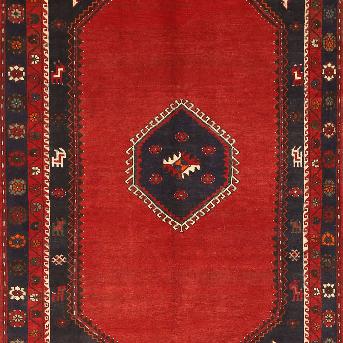 Traditional Dark Brown Persian Rug, tr974