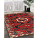 Machine Washable Traditional Brown Rug in a Family Room, wshtr975