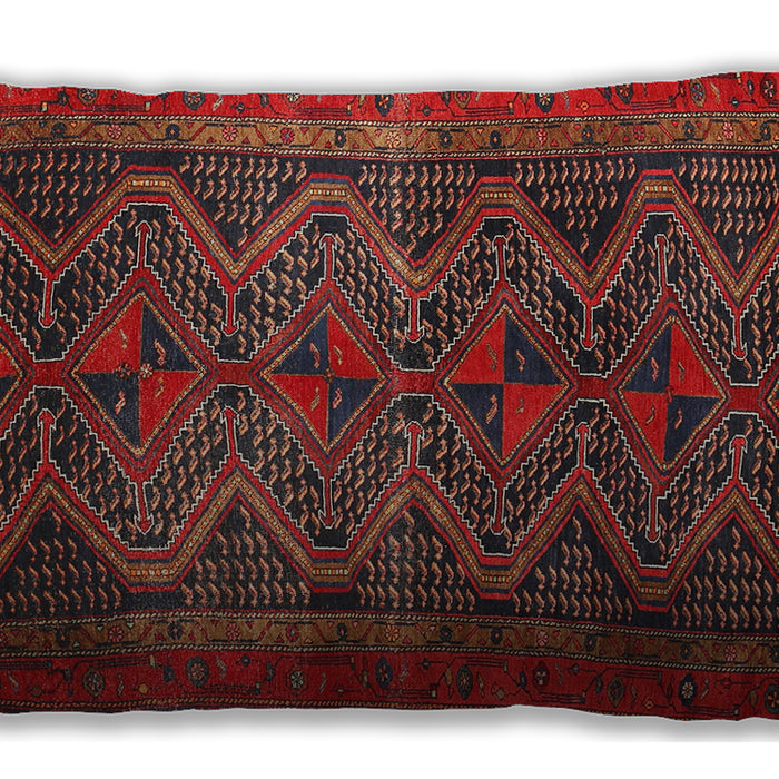 Traditional Classic Rectangular Chestnut Brown Lumbar Throw Pillow, 13 inch by 19 inch, lbtr976