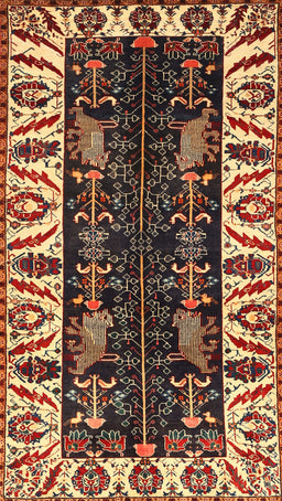 Machine Washable Traditional Metallic Gold Rug, wshtr977