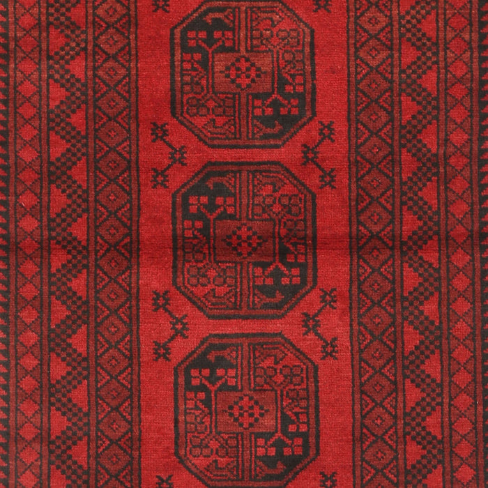 Traditional Saffron Red Southwestern Rug, tr978