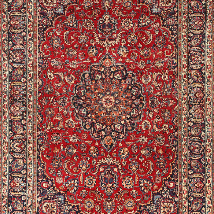 Traditional Orange Salmon Pink Persian Rug, tr979