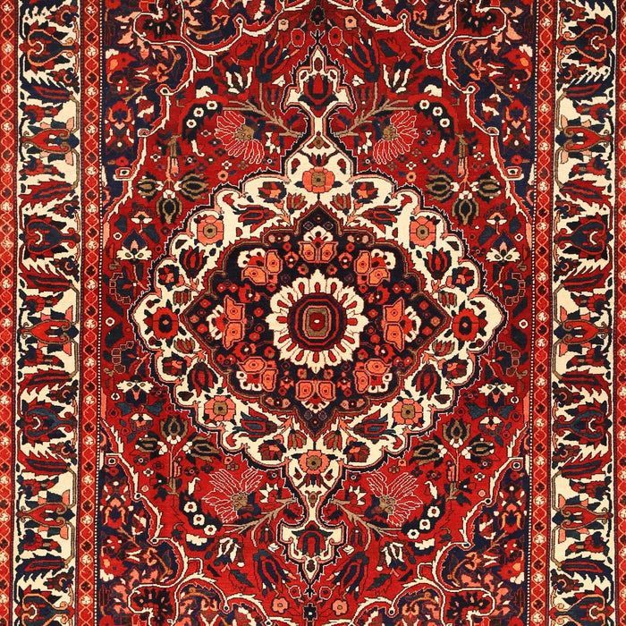 Machine Washable Traditional Dark Almond Brown Rug, wshtr980