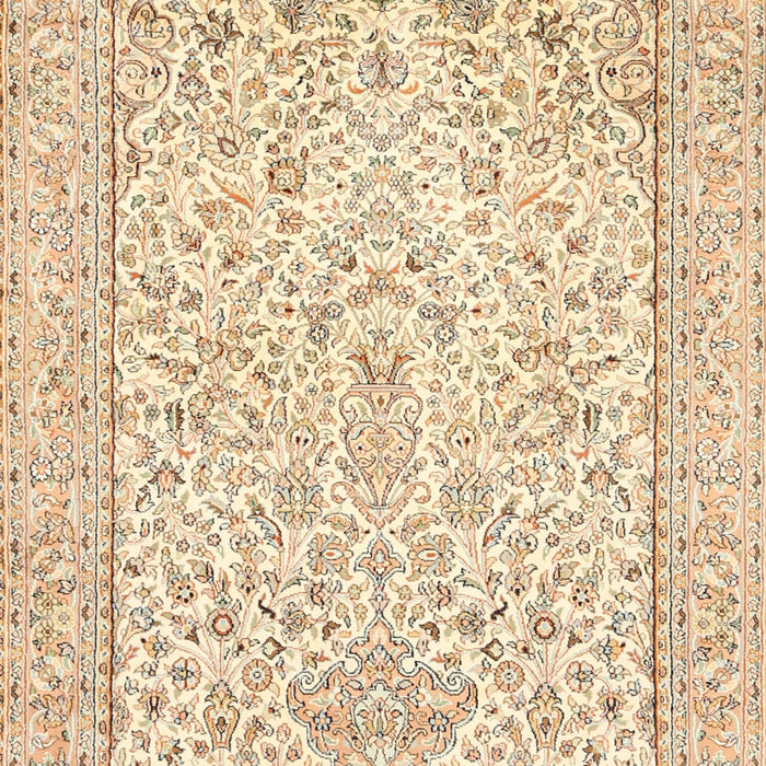 Traditional Khaki Gold Persian Rug, tr984