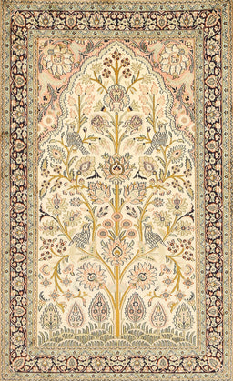 Machine Washable Traditional Khaki Gold Rug, wshtr985