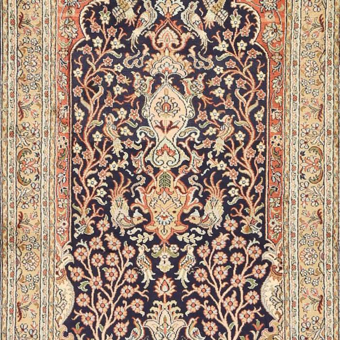 Traditional Chestnut Brown Animal Rug, tr989