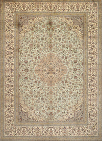 Machine Washable Traditional Brown Rug, wshtr990