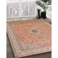 Traditional Brown Medallion Rug, tr991