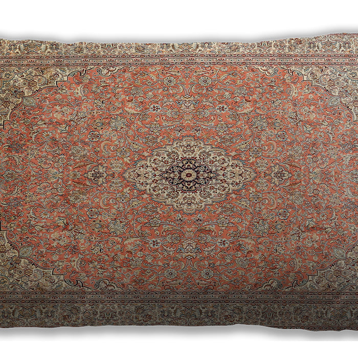 Traditional Classic Rectangular Brown Lumbar Throw Pillow, 13 inch by 19 inch, lbtr991