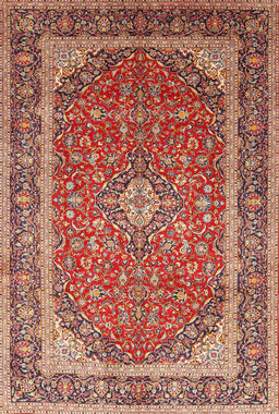 Machine Washable Traditional Red Rug, wshtr993