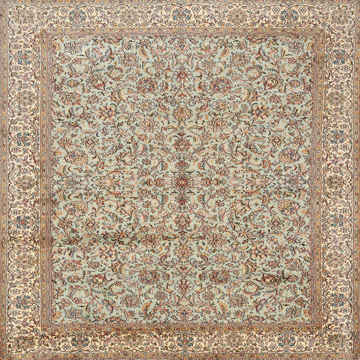 Round Machine Washable Traditional Brown Rug, wshtr995