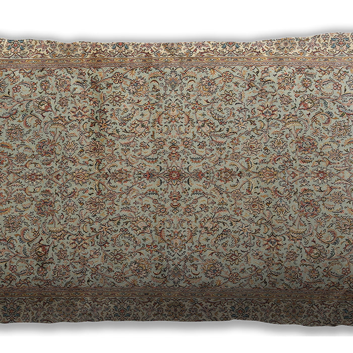 Traditional Classic Rectangular Brown Lumbar Throw Pillow, 13 inch by 19 inch, lbtr995