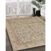 Machine Washable Traditional Brown Rug in a Family Room, wshtr995