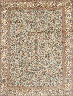 Machine Washable Traditional Brown Rug, wshtr995