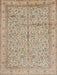 Machine Washable Traditional Brown Rug, wshtr995