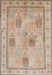 Machine Washable Traditional Brown Rug, wshtr996