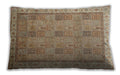 Traditional Classic Rectangular Sienna Brown Lumbar Throw Pillow, 13 inch by 19 inch, lbtr998