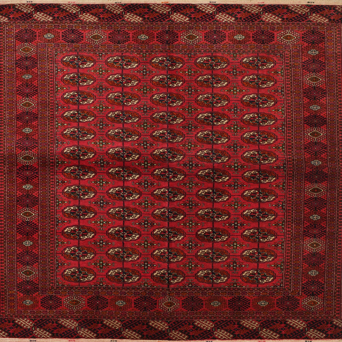 Square Traditional Red Southwestern Rug, tr9