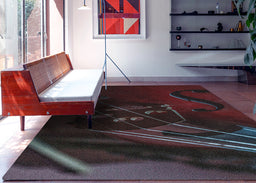 Ahgly Company Indoor Rectangle Music Cello Area Rugs, 7' x 9'