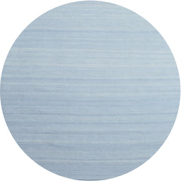 Round Contemporary Jeans Blue Modern Rug, con1003