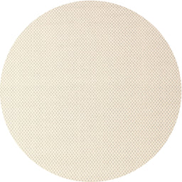 Round Contemporary Desert Sand Beige Solid Rug, con1052