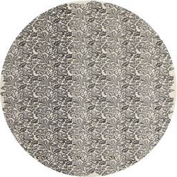 Round Machine Washable Contemporary Sandstone Brown Rug, wshcon1057