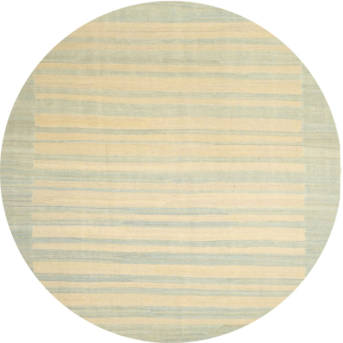 Round Contemporary Brown Modern Rug, con1131