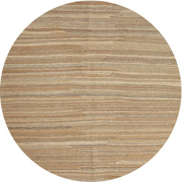 Round Machine Washable Contemporary Bronze Brown Rug, wshcon1136