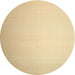 Round Machine Washable Contemporary Brown Gold Rug, wshcon1251