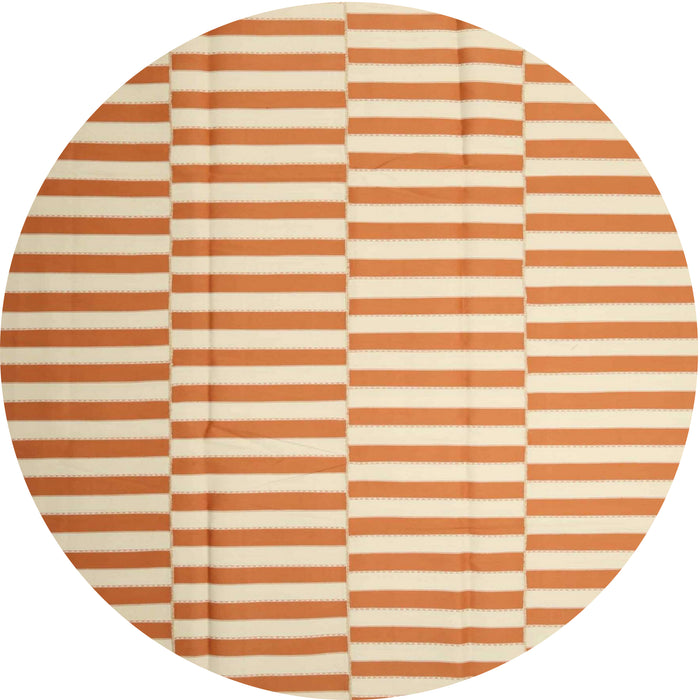 Round Contemporary Khaki Gold Modern Rug, con1256
