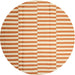 Round Contemporary Khaki Gold Modern Rug, con1256