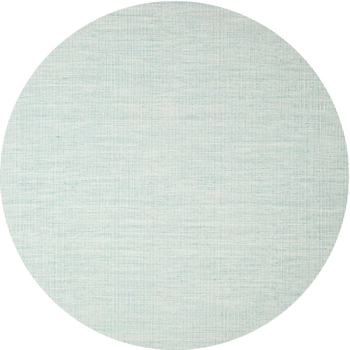 Round Contemporary Light Rose Green Modern Rug, con1373