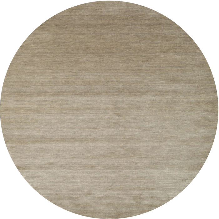 Round Machine Washable Contemporary Light French Beige Brown Rug, wshcon1407