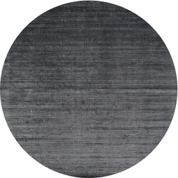 Round Machine Washable Contemporary Mist Blue Rug, wshcon1415