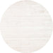 Round Contemporary Beige Solid Rug, con1417