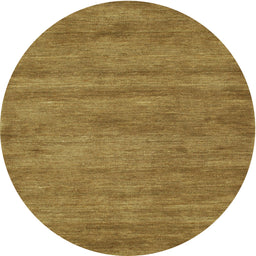 Round Contemporary Dark Brown Modern Rug, con142