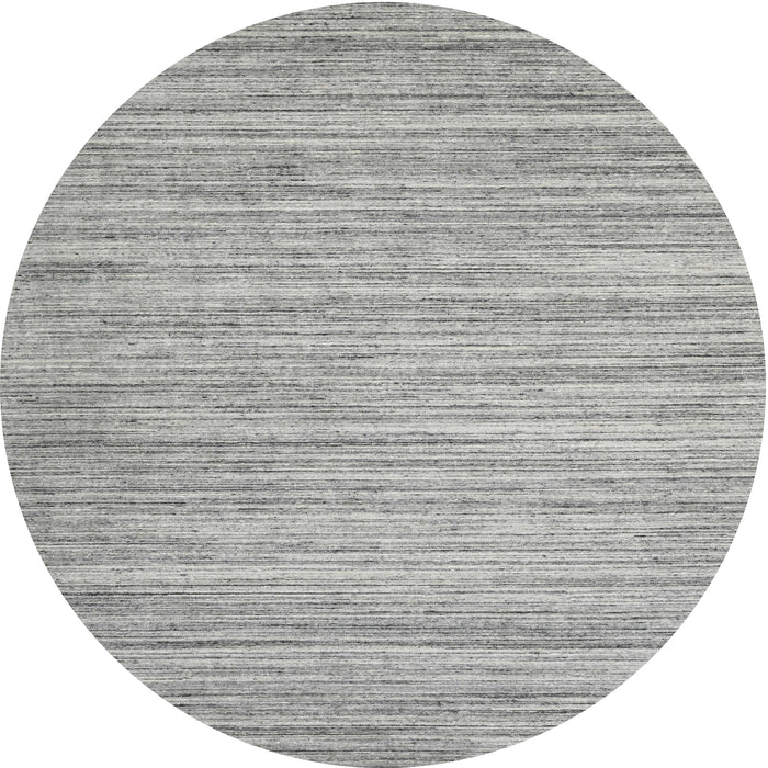 Round Contemporary Gray Modern Rug, con1720