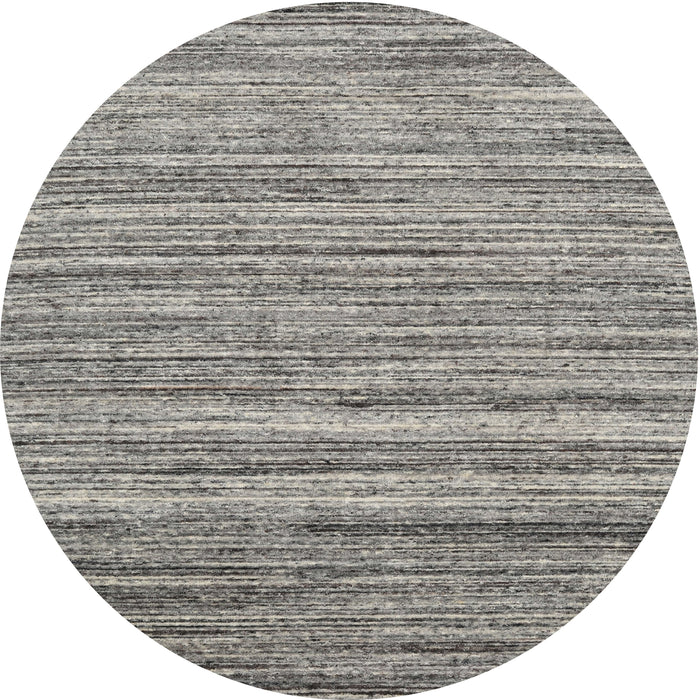 Round Contemporary Sandstone Brown Modern Rug, con1727