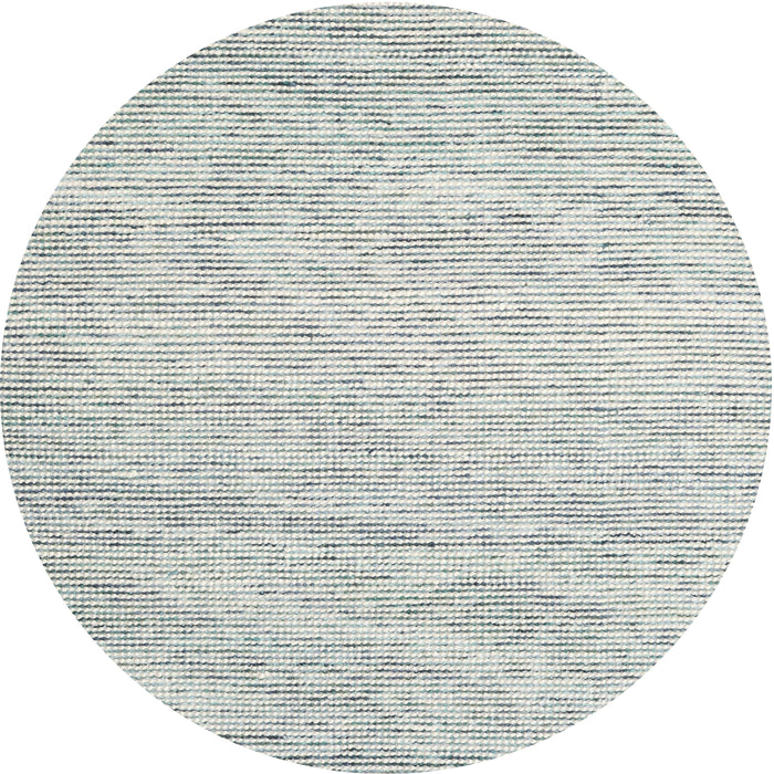 Round Machine Washable Contemporary Gunmetal Gray Rug, wshcon1738
