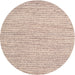 Round Contemporary Gold Modern Rug, con1745