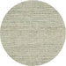 Round Contemporary Tan Brown Gold Modern Rug, con1746