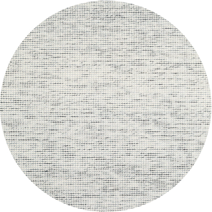 Round Contemporary Cloud Gray Modern Rug, con1749