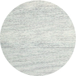 Round Contemporary Cloud Gray Modern Rug, con1753