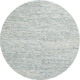 Round Contemporary Dark Gray Modern Rug, con1760