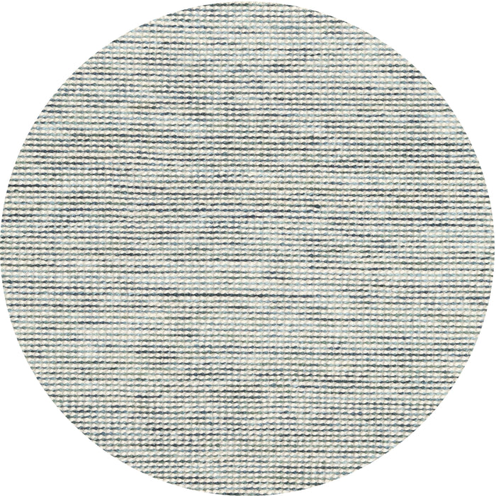 Round Machine Washable Contemporary Gunmetal Gray Rug, wshcon1762