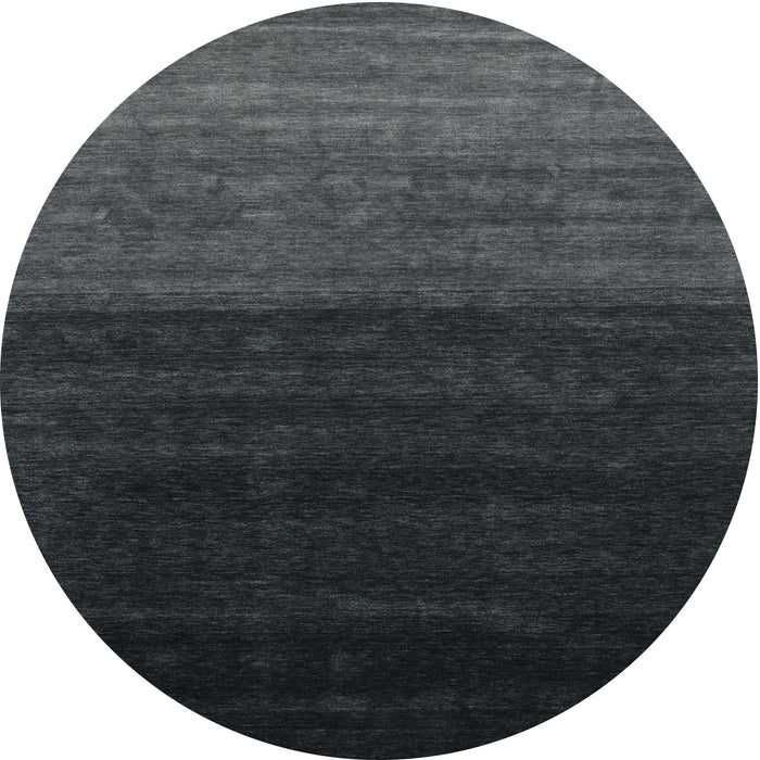 Round Contemporary Gray Modern Rug, con1768