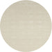 Round Machine Washable Contemporary Tan Brown Rug, wshcon176