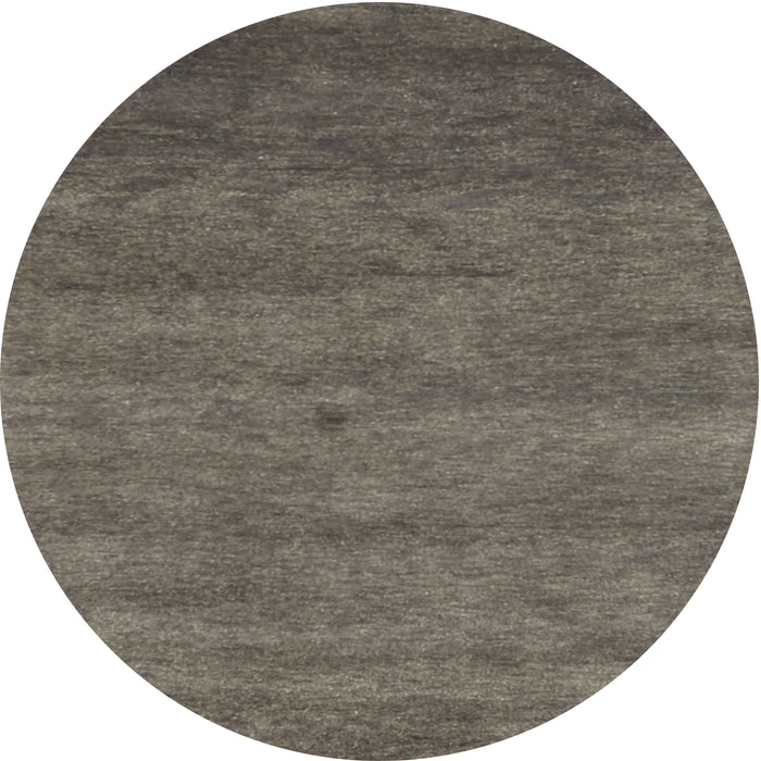 Round Machine Washable Contemporary Army Brown Rug, wshcon1797