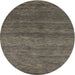 Round Contemporary Army Brown Modern Rug, con1815