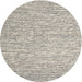 Round Contemporary Khaki Green Modern Rug, con1839